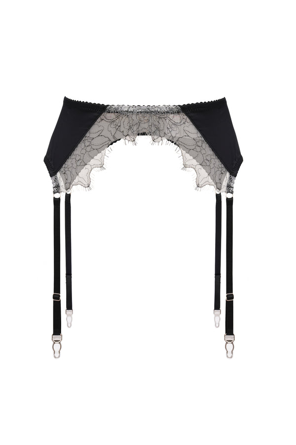 'LIMOGES' Garter Belt - Black