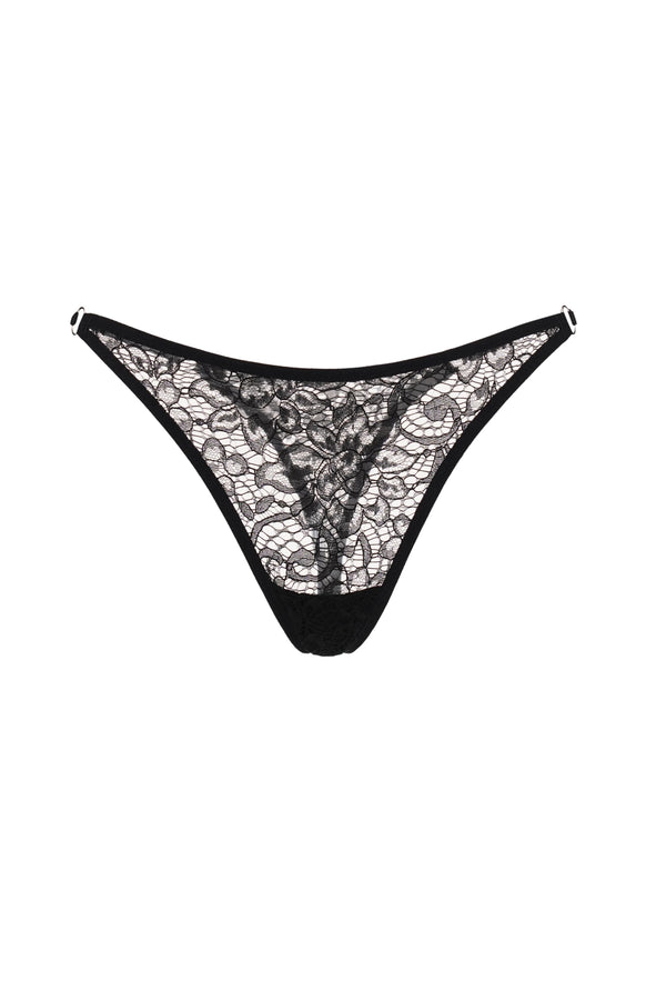 BARCELONA Thong Panties - Black