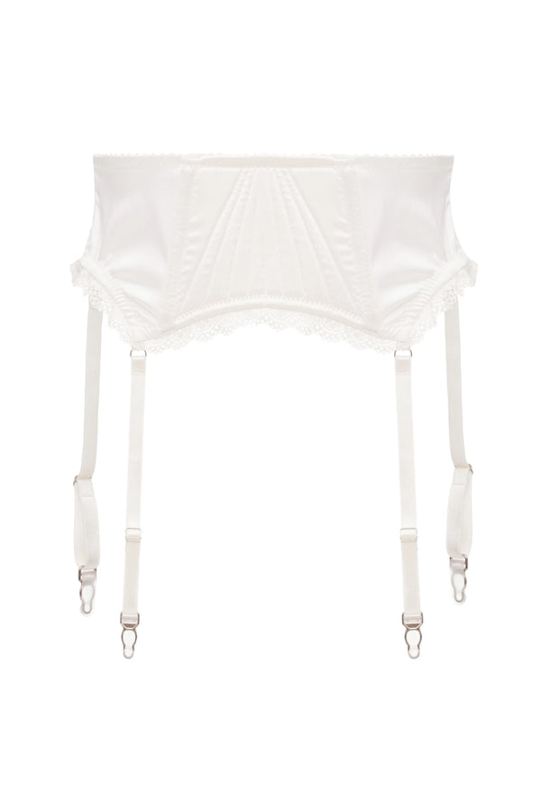 PALERMO Garter Belt - Milk Color