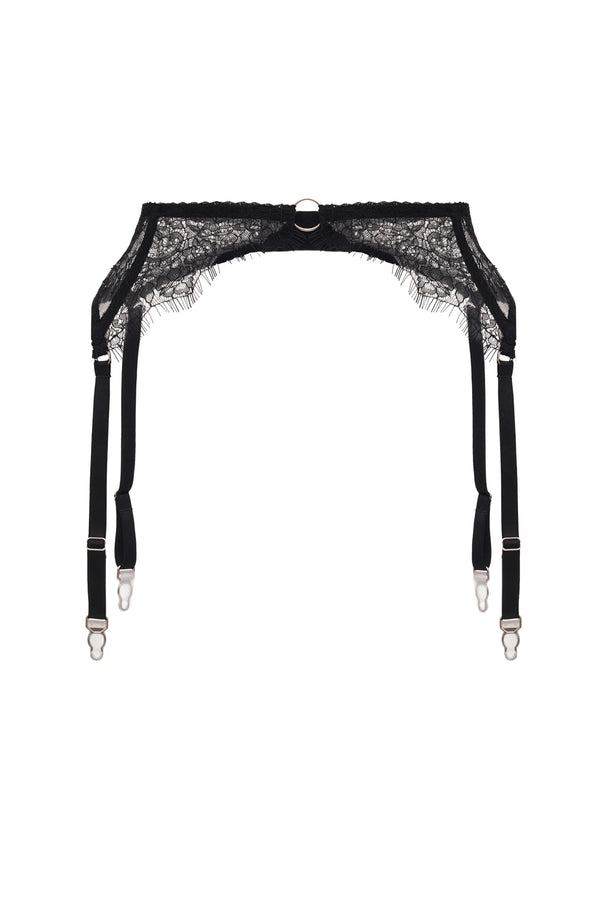 BRISBANE Garter Belt - Black