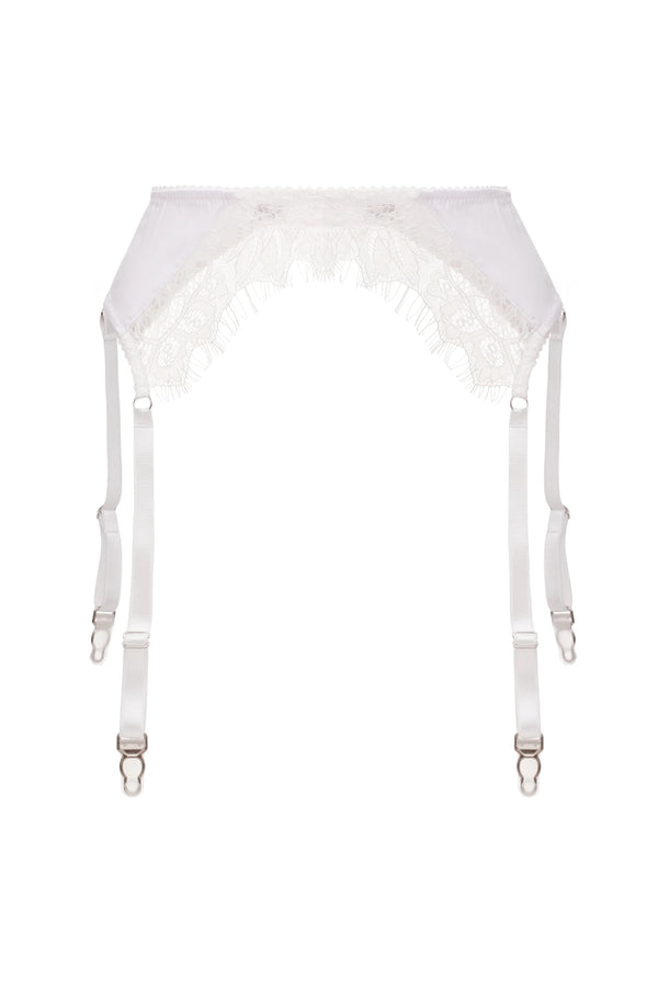 LIMOGES Garter Belt - White