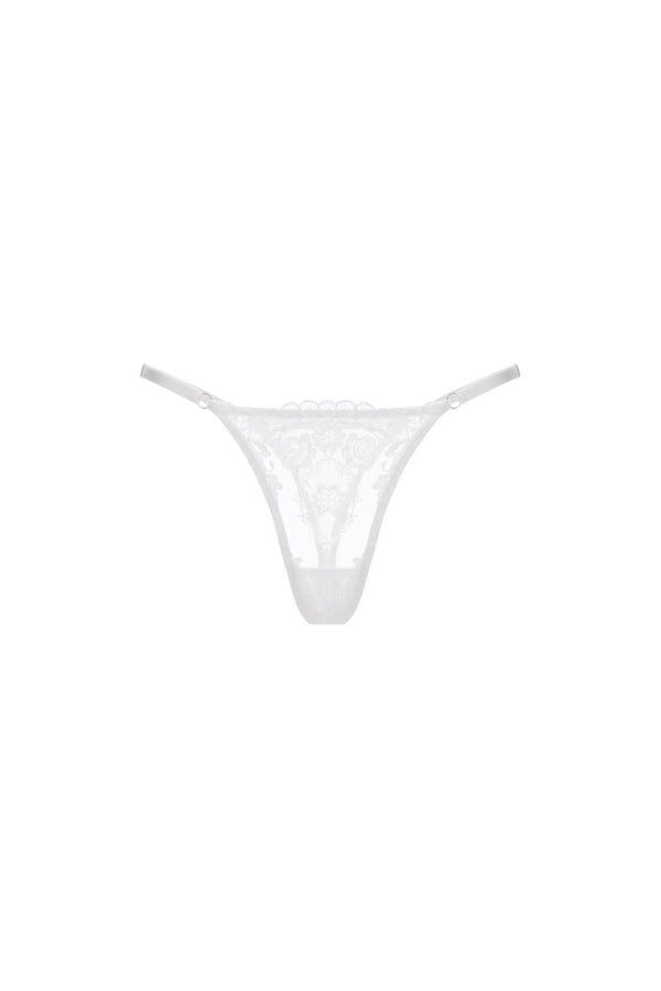 Kyiv Thong Panties - White