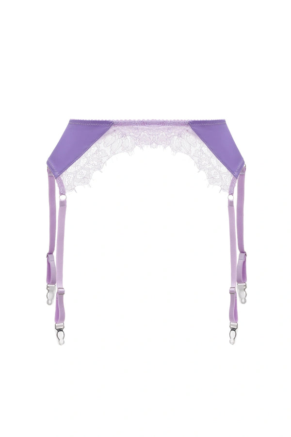 Limoges Garter Belt - Lavender