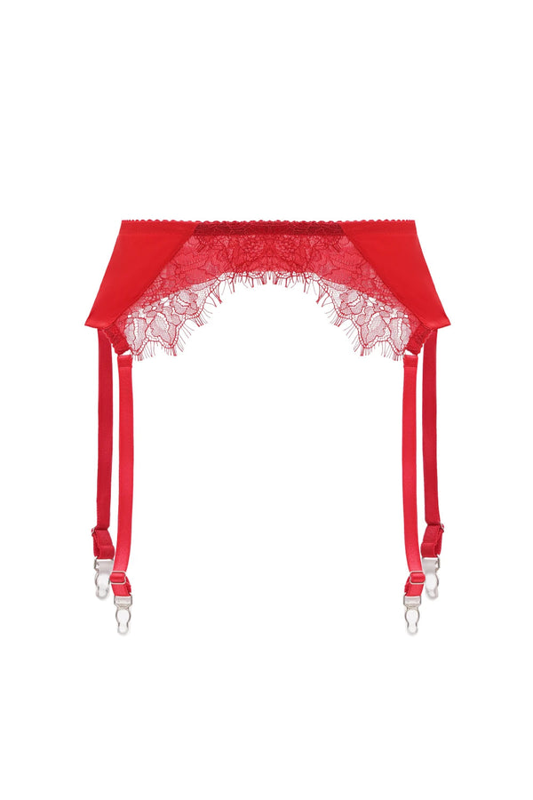 Limoges Garter Belt - Red