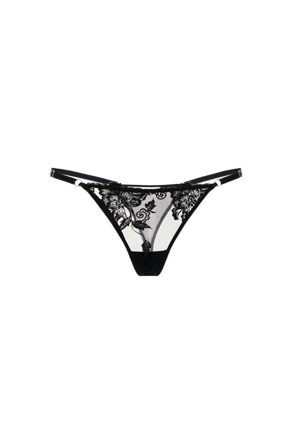 Medina Thong Panties - Black