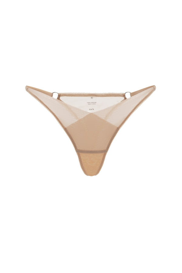 GENEVA Thong Panties - Beige