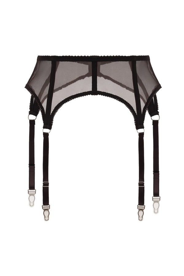 GENEVA Garter Belt - Brown